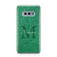 Green Monogram Samsung Galaxy S10E Case