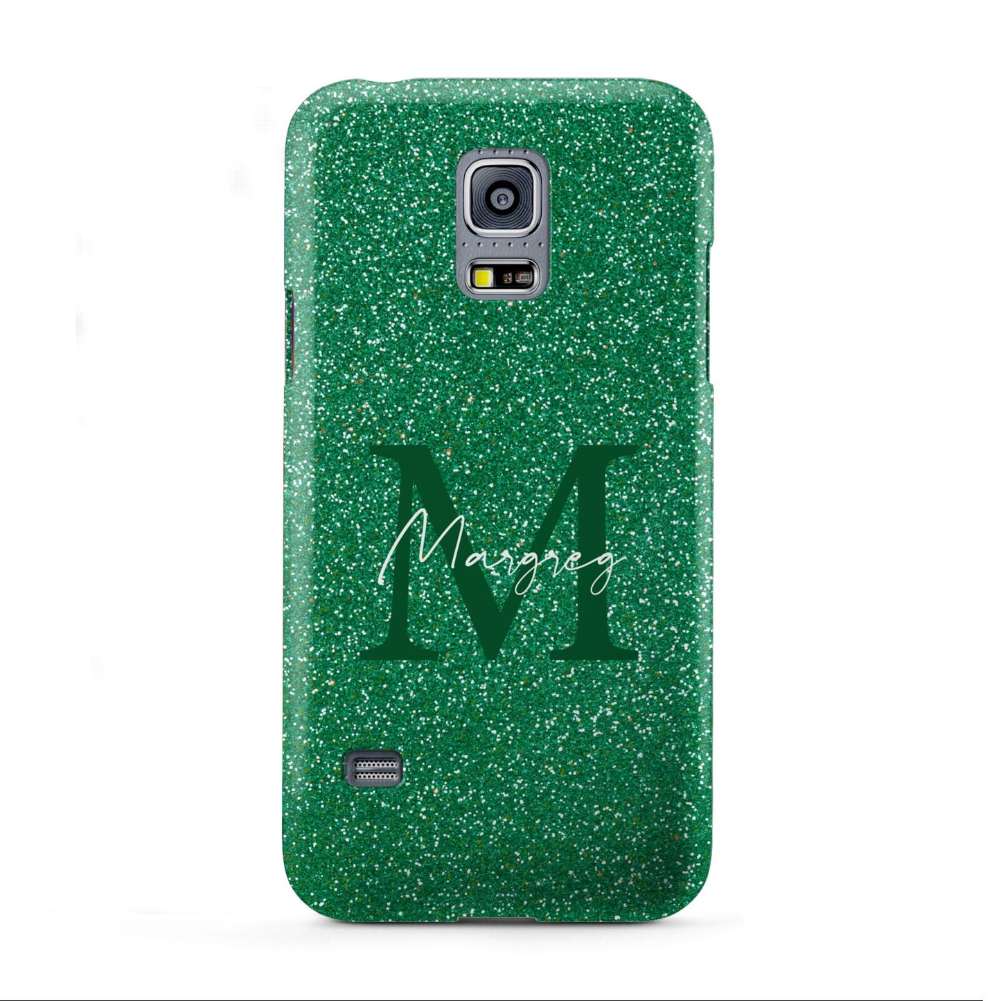 Green Monogram Samsung Galaxy S5 Mini Case