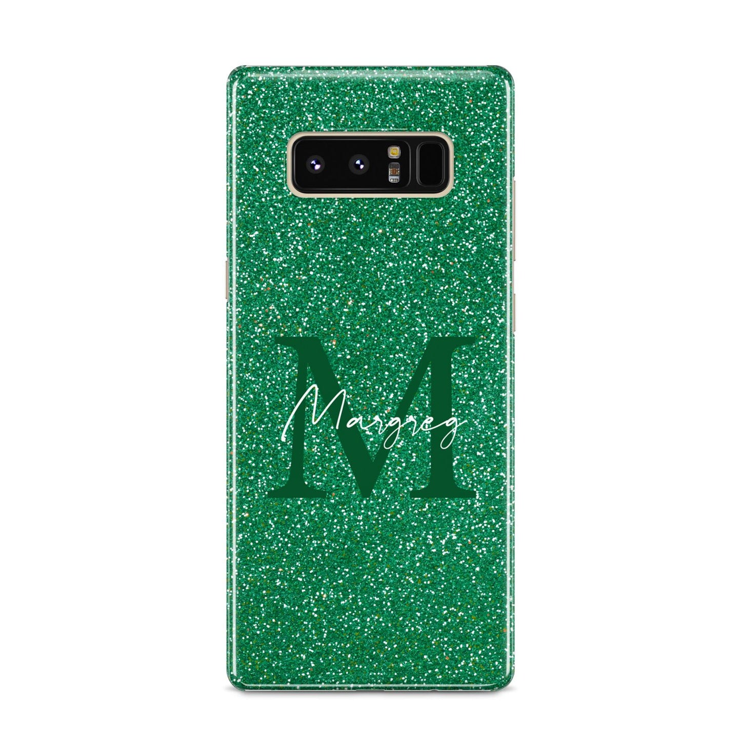 Green Monogram Samsung Galaxy S8 Case