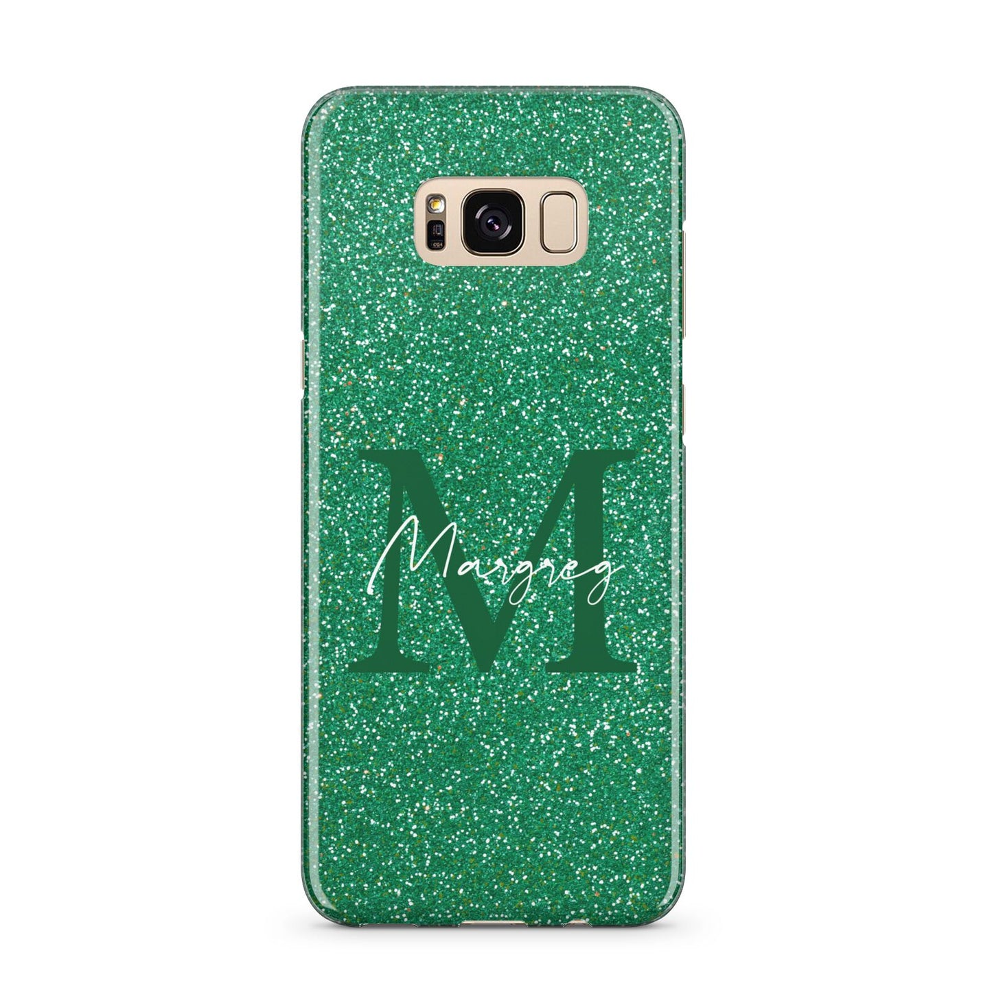 Green Monogram Samsung Galaxy S8 Plus Case