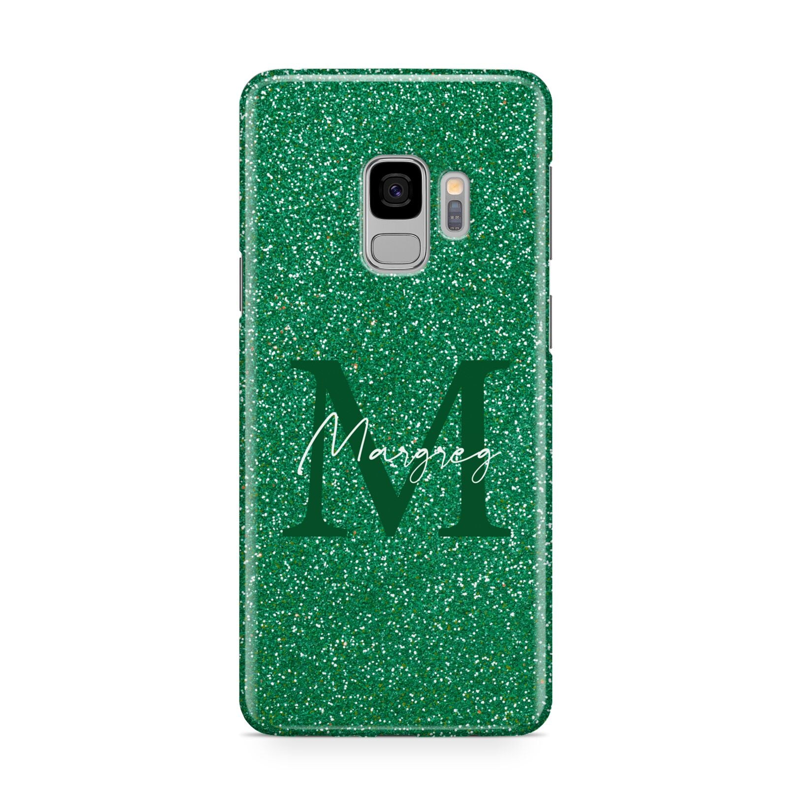 Green Monogram Samsung Galaxy S9 Case