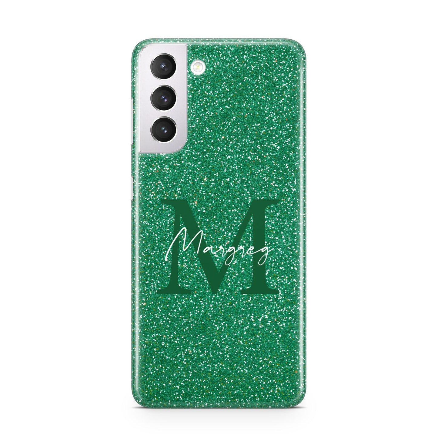 Green Monogram Samsung S21 Case