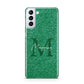 Green Monogram Samsung S21 Plus Phone Case