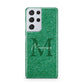 Green Monogram Samsung S21 Ultra Case
