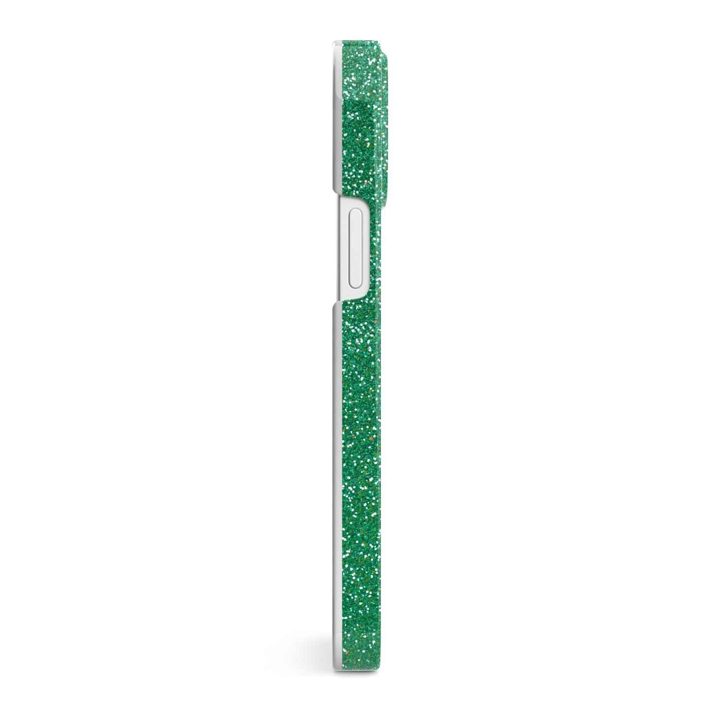 Green Monogram iPhone 13 Mini Side Image 3D Snap Case
