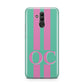 Green Personalised Initials Huawei Mate 20 Lite