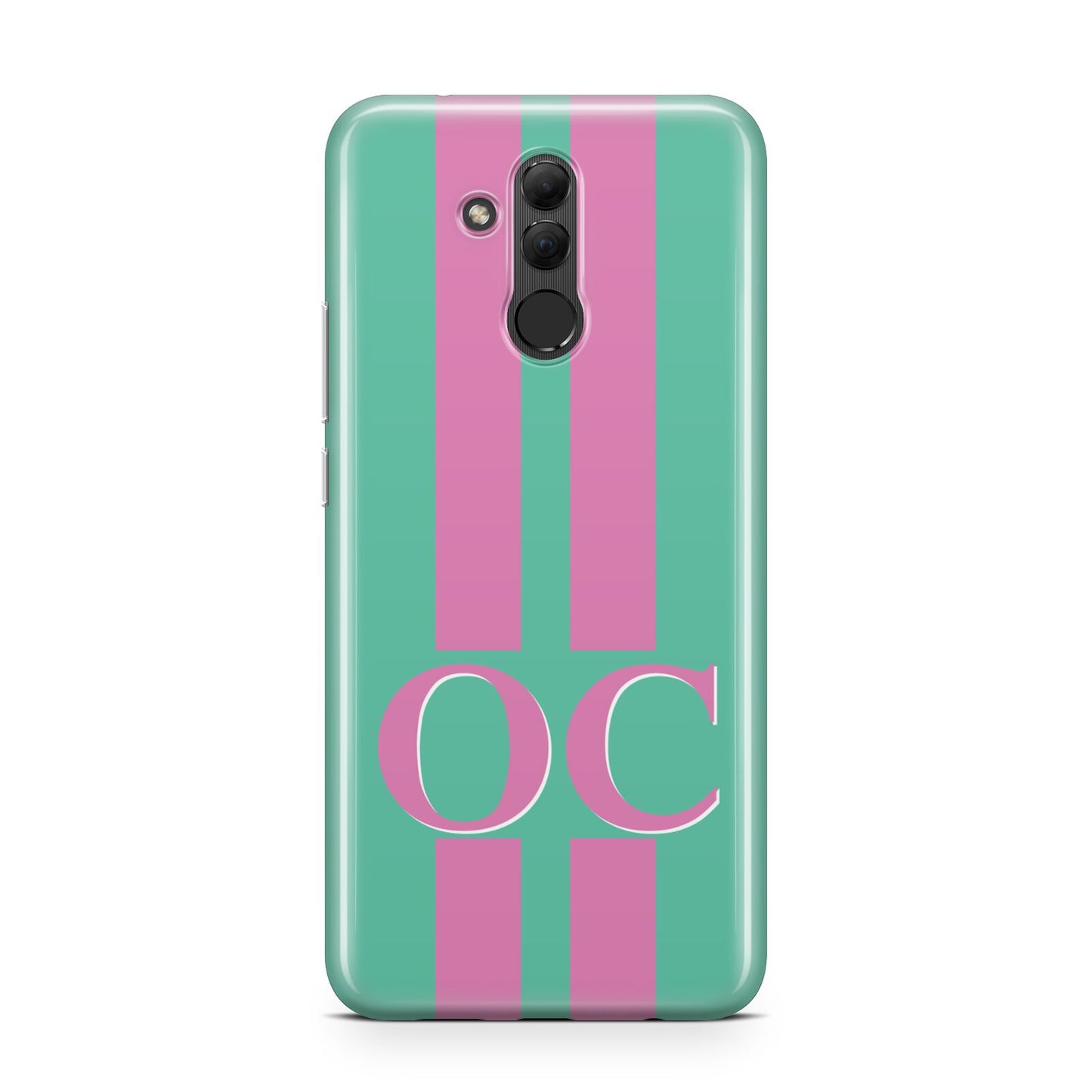 Green Personalised Initials Huawei Mate 20 Lite