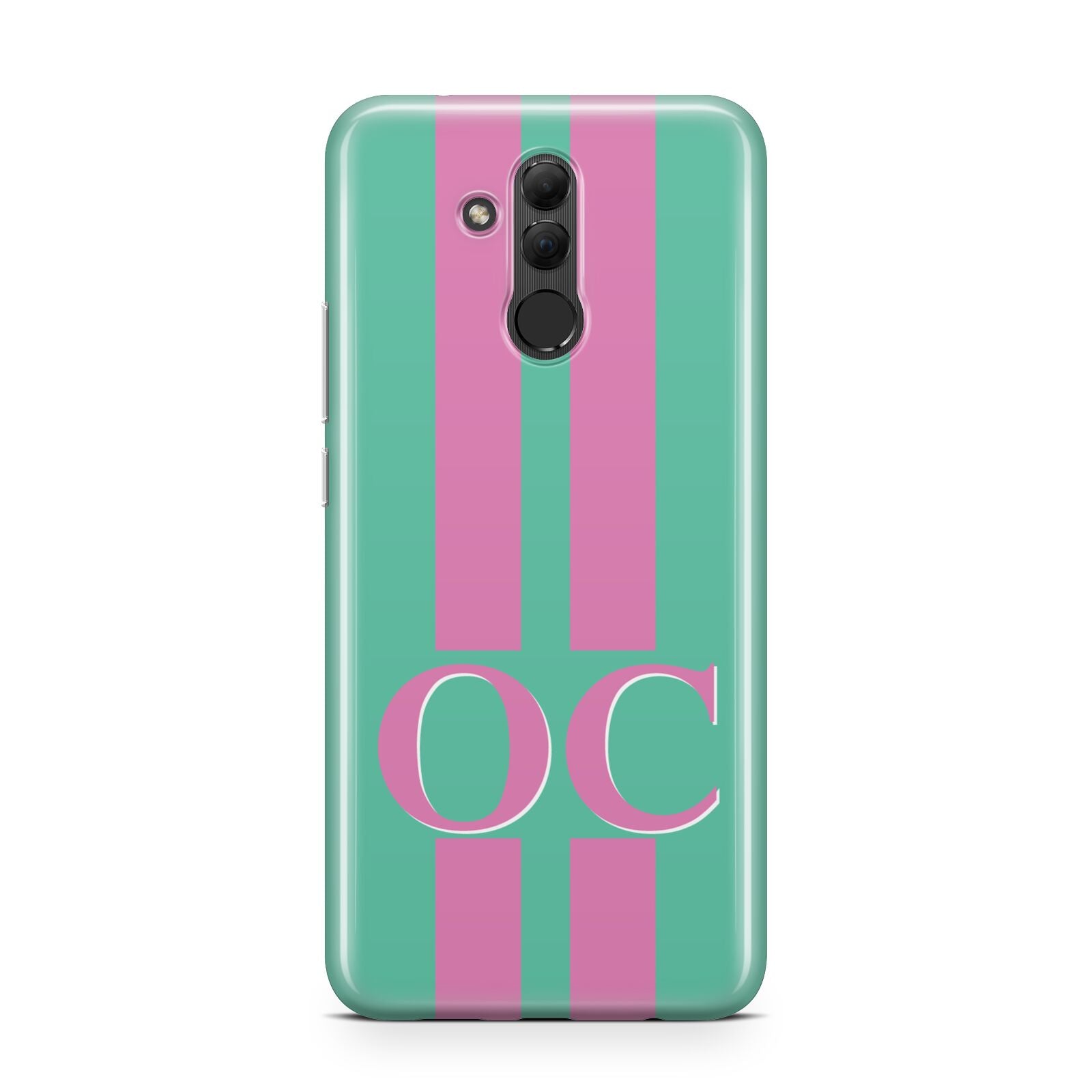 Green Personalised Initials Huawei Mate 20 Lite