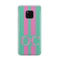 Green Personalised Initials Huawei Mate 20 Pro Phone Case