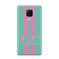 Green Personalised Initials Huawei Mate 20X Phone Case