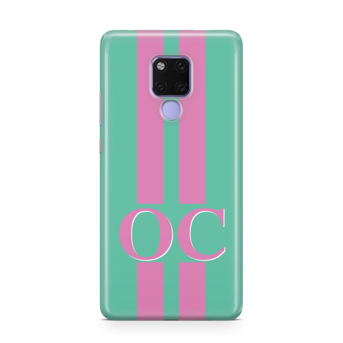 Green Personalised Initials Huawei Mate 20X Phone Case