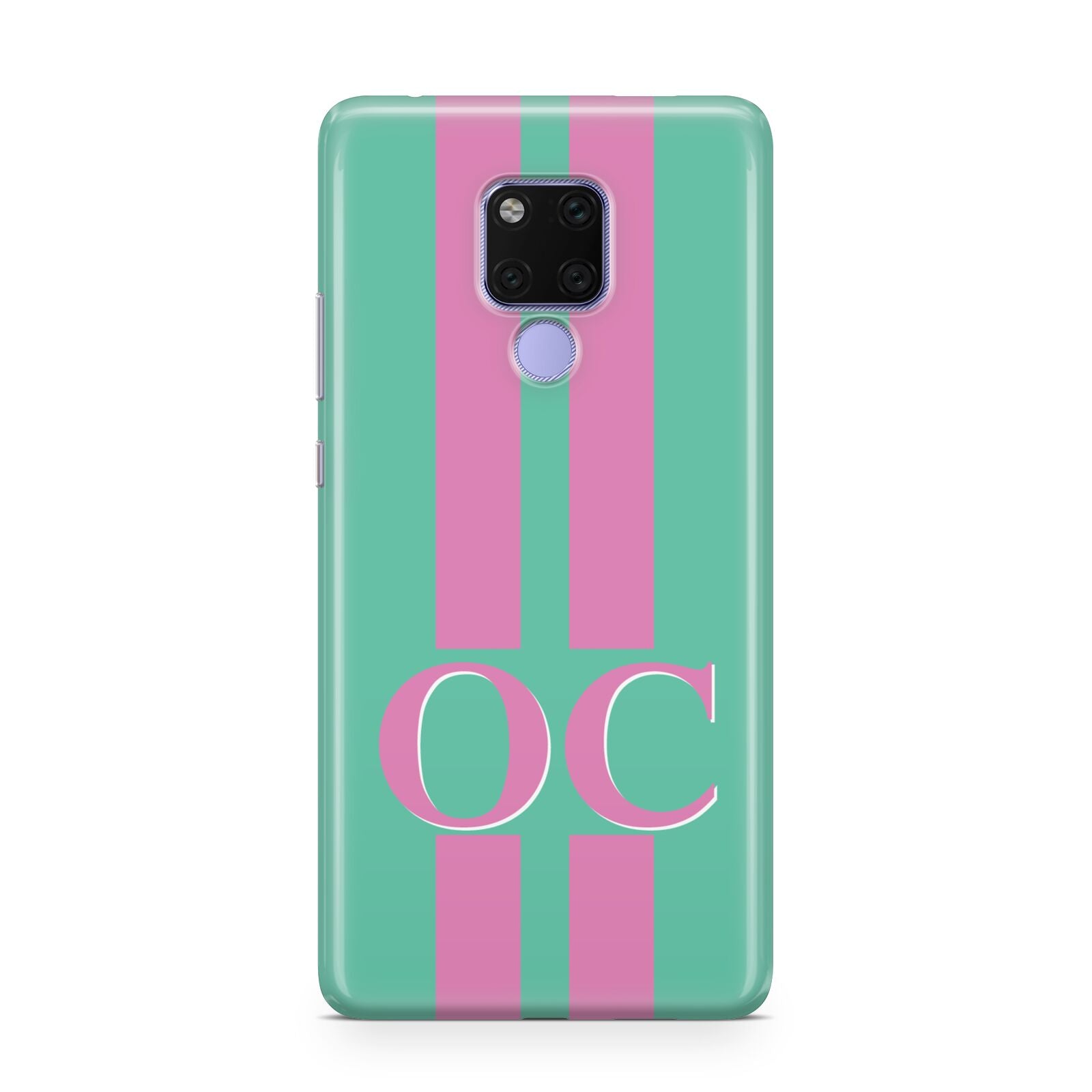 Green Personalised Initials Huawei Mate 20X Phone Case