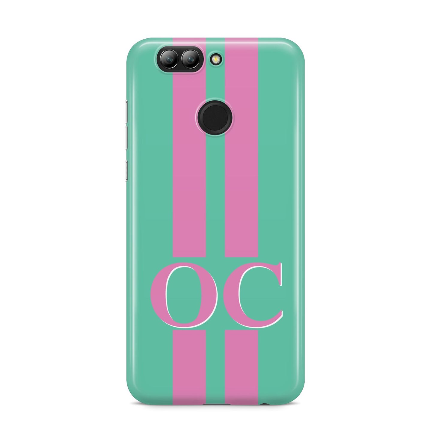 Green Personalised Initials Huawei Nova 2s Phone Case