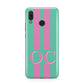 Green Personalised Initials Huawei Nova 3 Phone Case