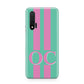 Green Personalised Initials Huawei Nova 6 Phone Case