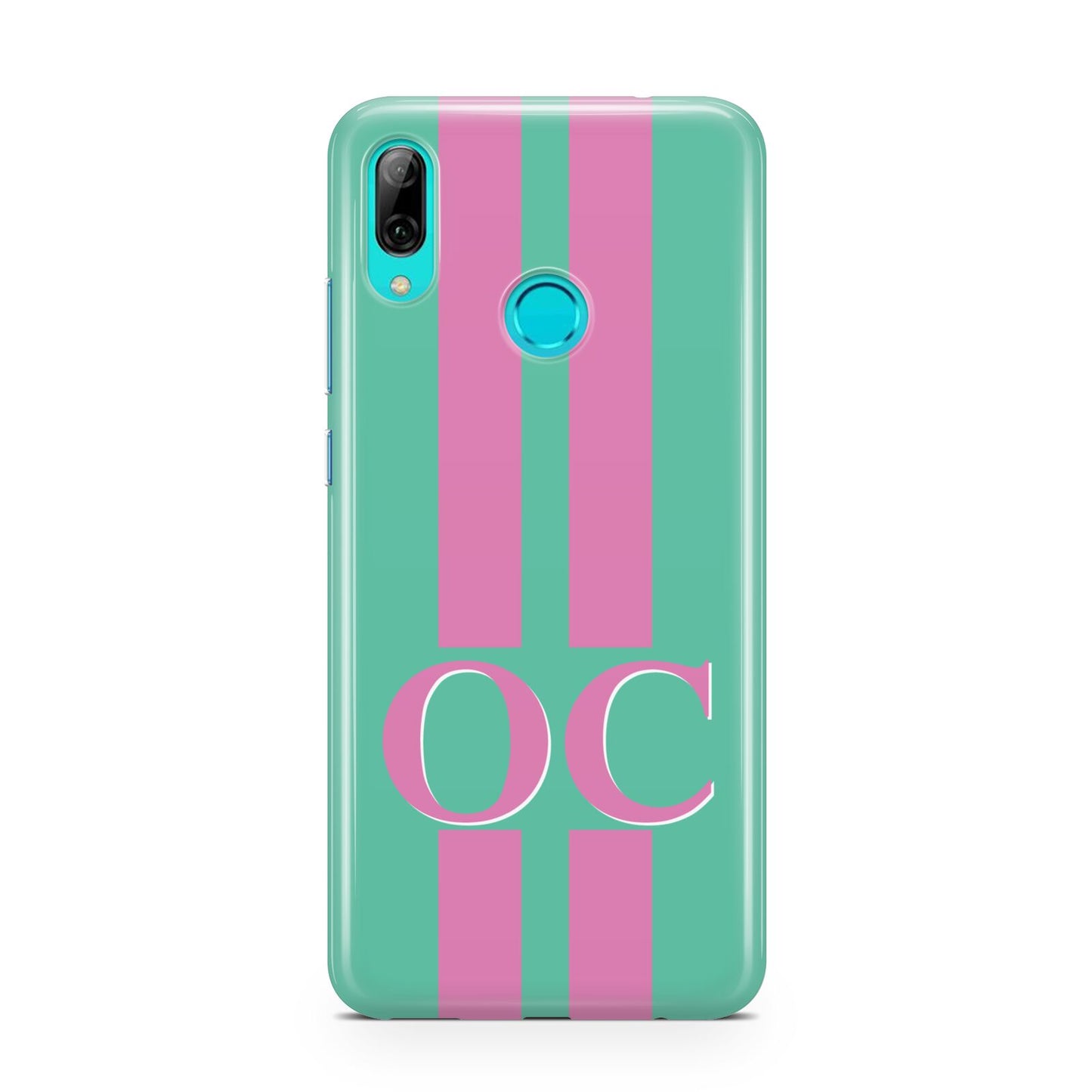Green Personalised Initials Huawei P Smart 2019 Case