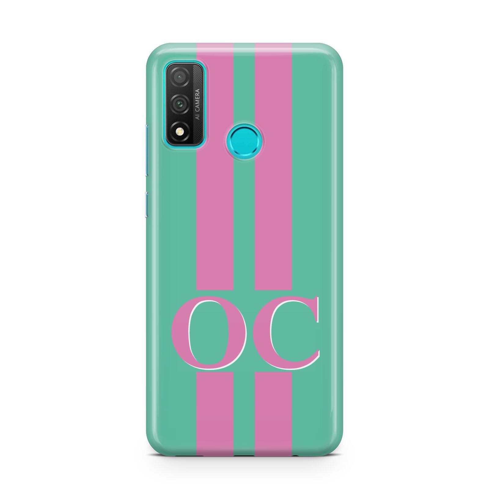 Green Personalised Initials Huawei P Smart 2020