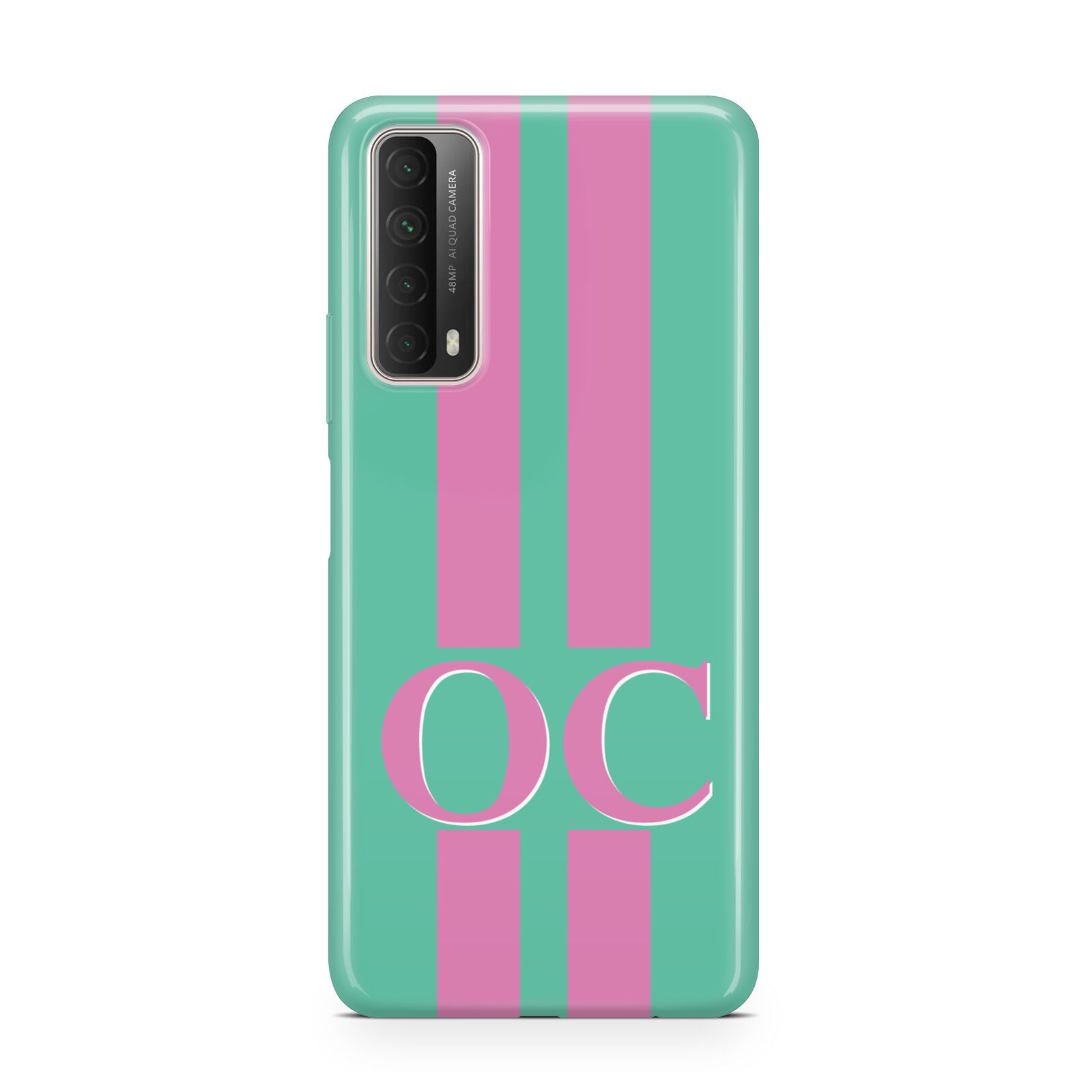 Green Personalised Initials Huawei P Smart 2021