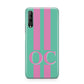 Green Personalised Initials Huawei P Smart Pro 2019