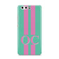 Green Personalised Initials Huawei P10 Phone Case