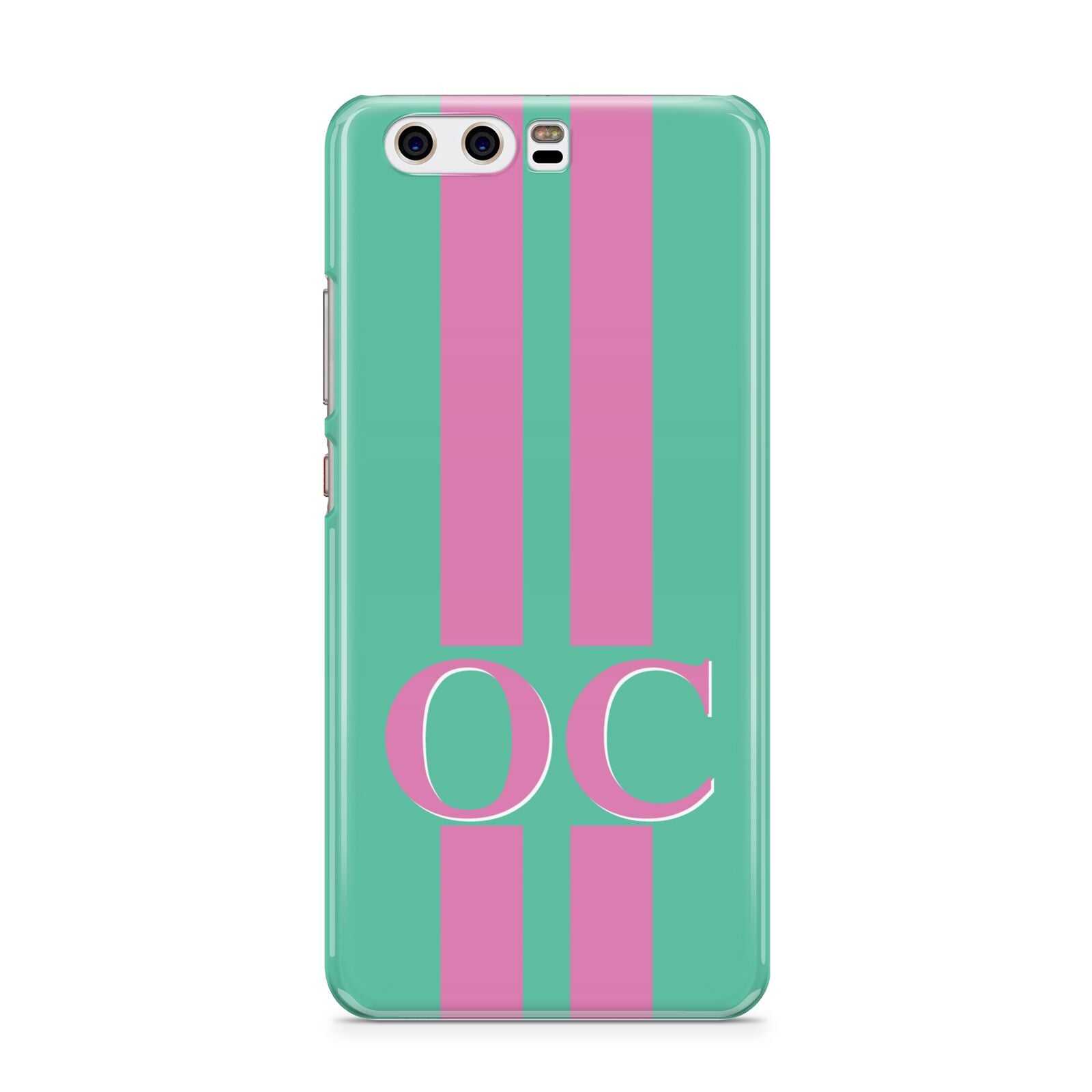 Green Personalised Initials Huawei P10 Phone Case