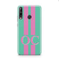 Green Personalised Initials Huawei P40 Lite E Phone Case