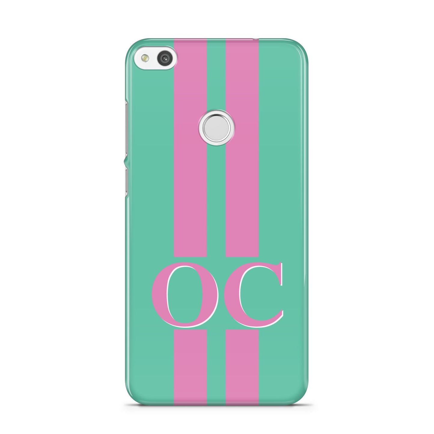 Green Personalised Initials Huawei P8 Lite Case