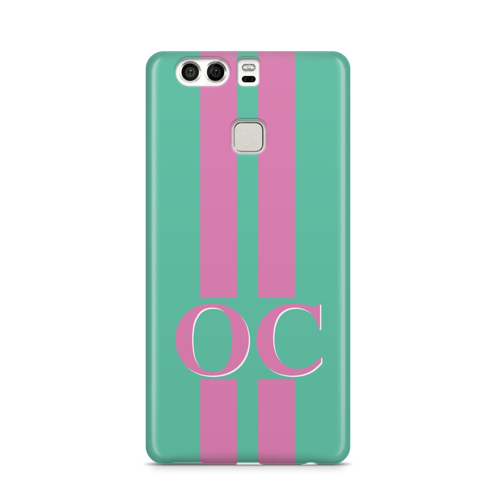 Green Personalised Initials Huawei P9 Case