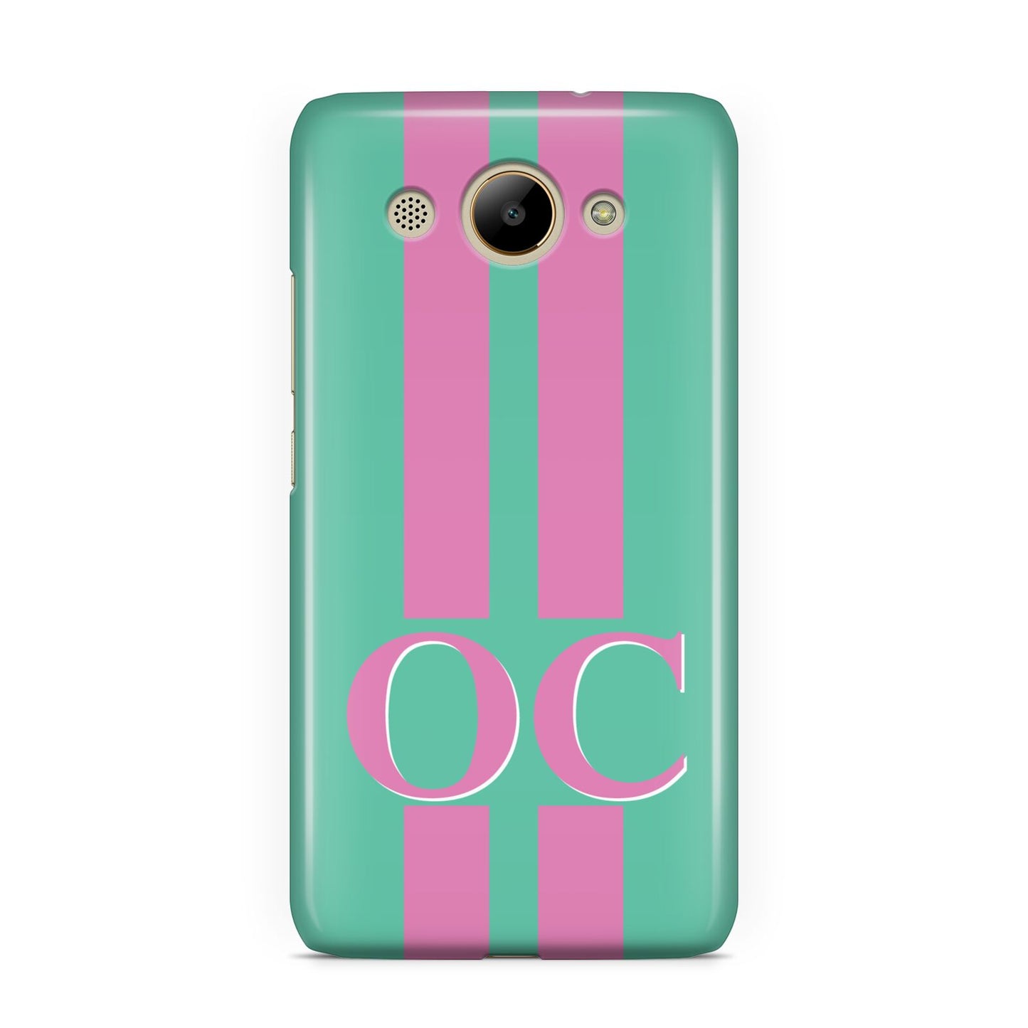 Green Personalised Initials Huawei Y3 2017