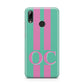 Green Personalised Initials Huawei Y7 2019