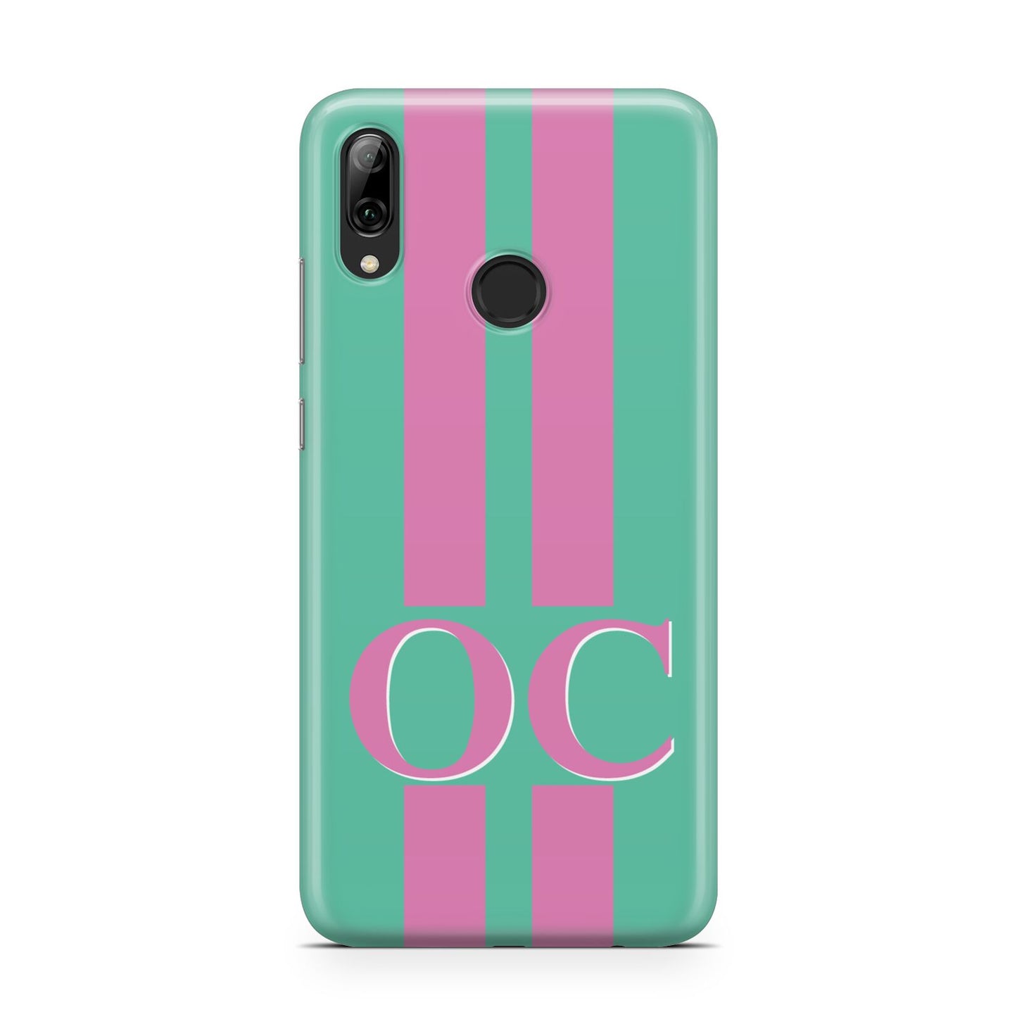 Green Personalised Initials Huawei Y7 2019