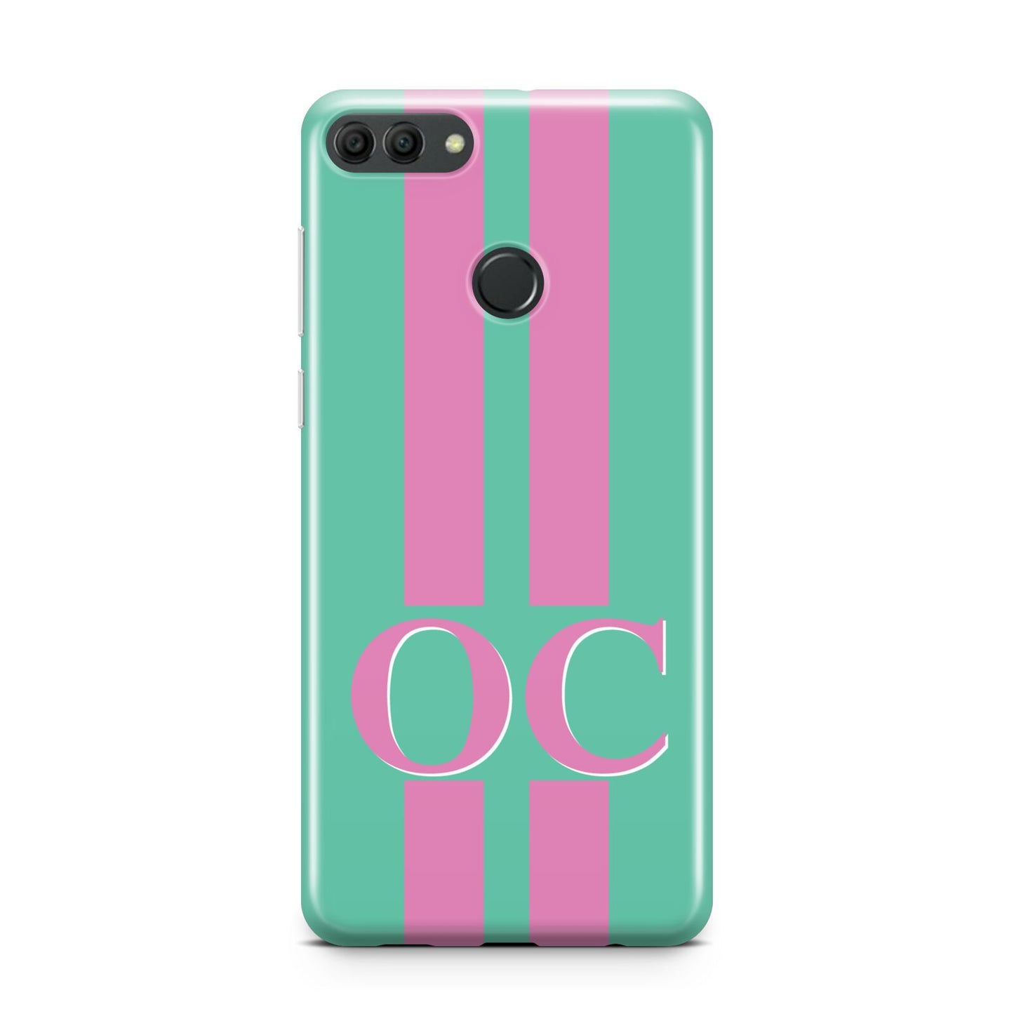 Green Personalised Initials Huawei Y9 2018