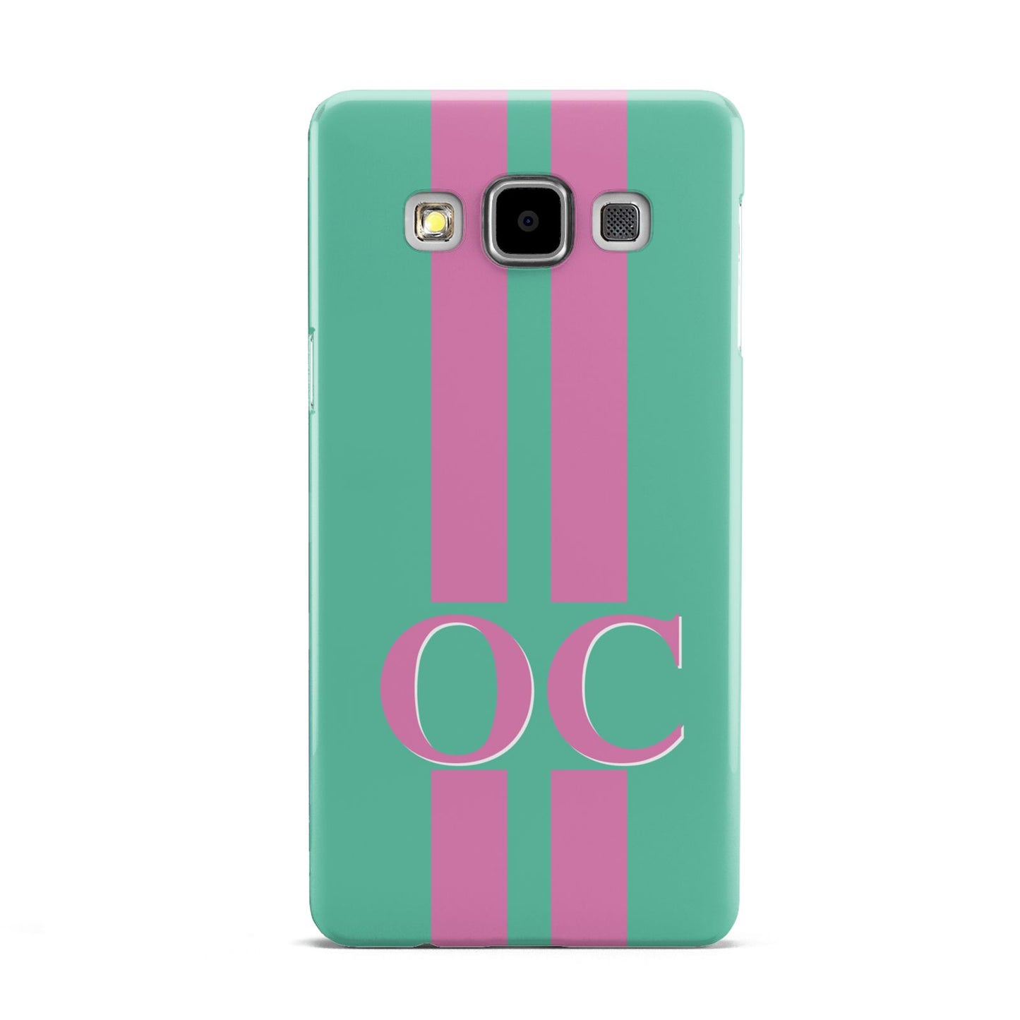 Green Personalised Initials Samsung Galaxy A5 Case