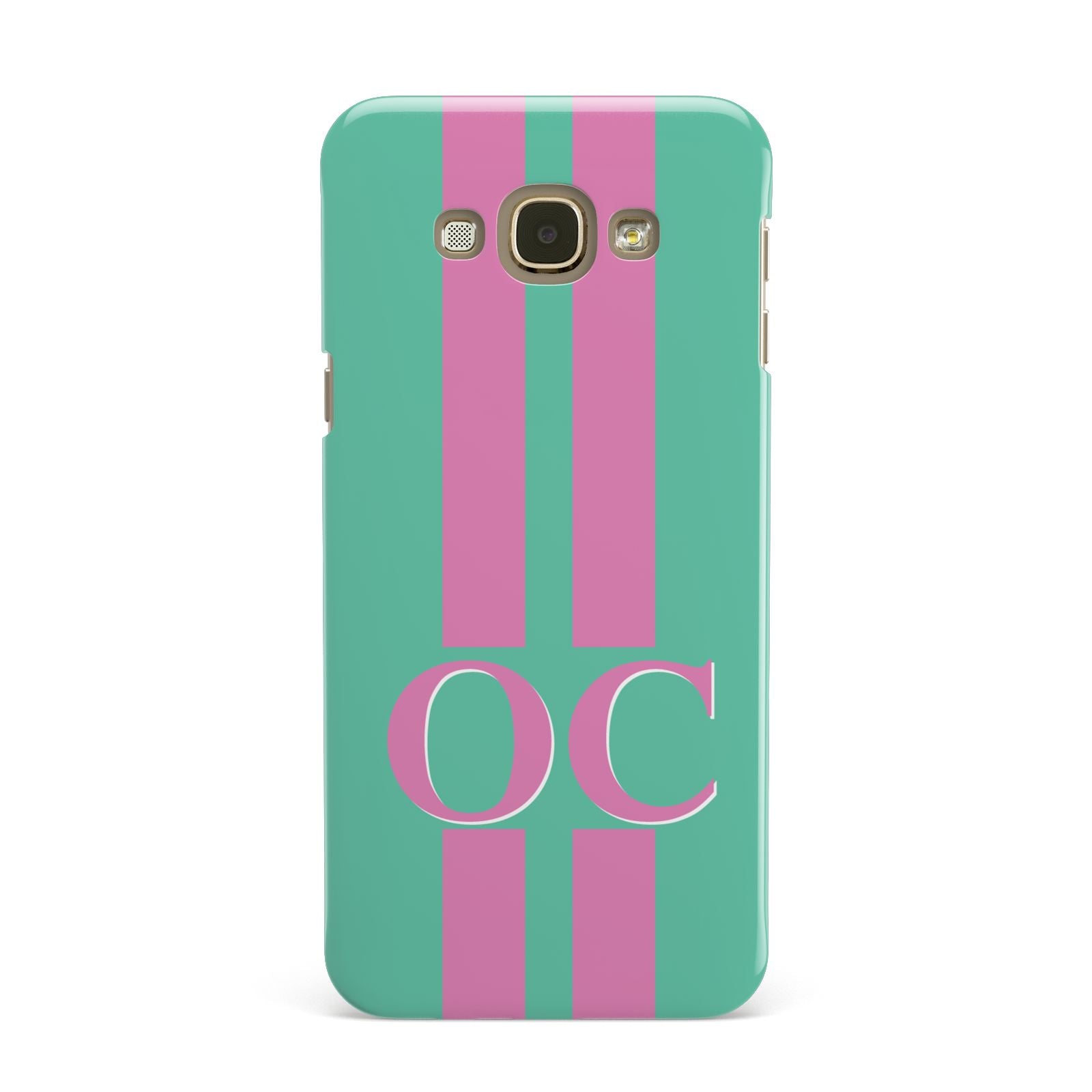 Green Personalised Initials Samsung Galaxy A8 Case