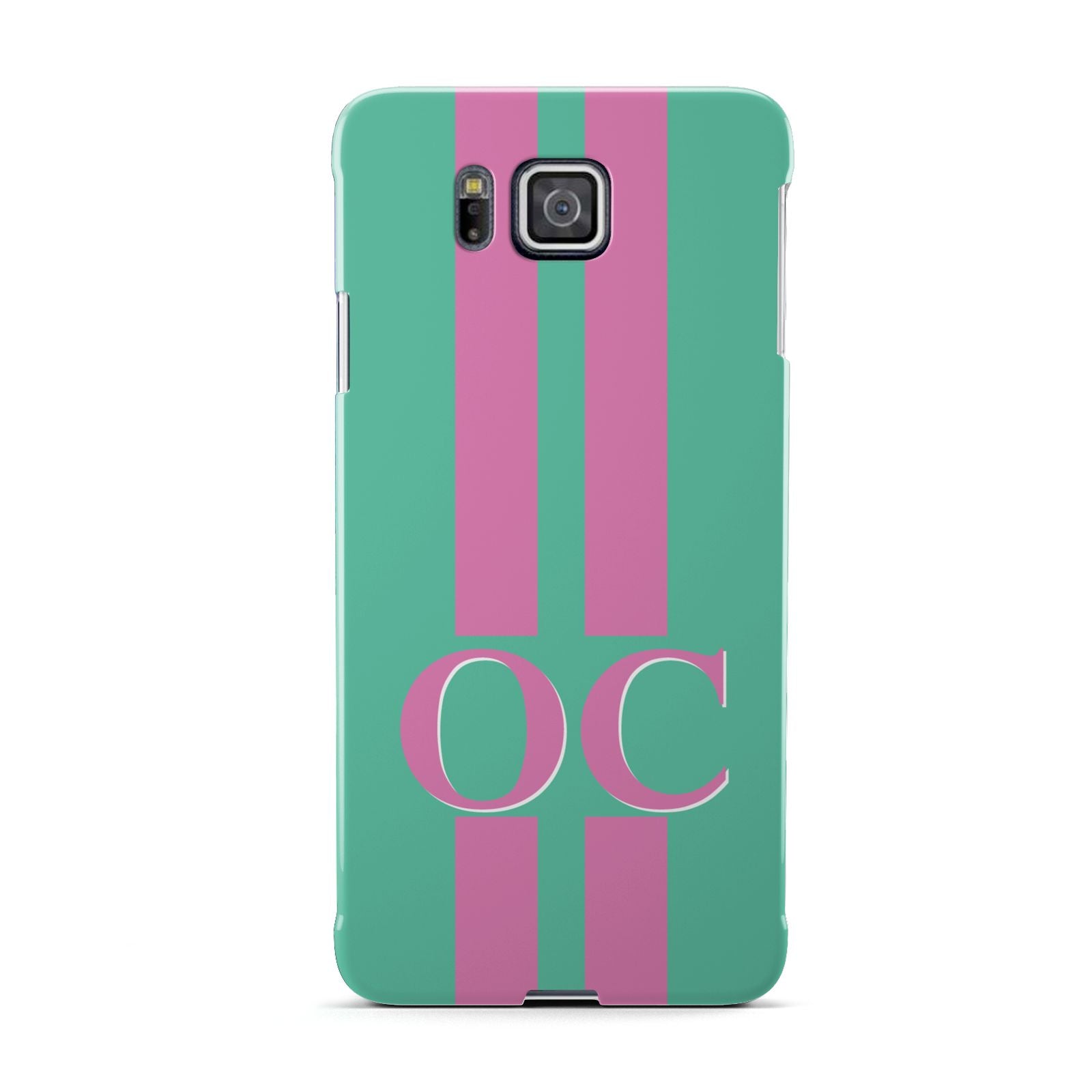 Green Personalised Initials Samsung Galaxy Alpha Case
