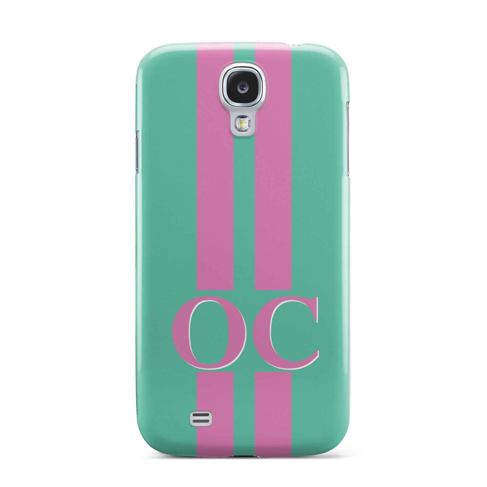 Green Personalised Initials Samsung Galaxy S4 Case