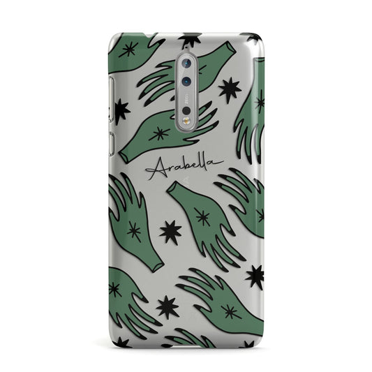 Green Star Hands Personalised Nokia Case