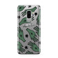 Green Star Hands Personalised Samsung Galaxy S9 Plus Case on Silver phone