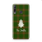 Green Tartan Christmas Tree Personalised Huawei P40 Lite E Phone Case