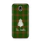 Green Tartan Christmas Tree Personalised Samsung J5 2017 Case