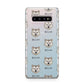Greenland Dog Icon with Name Samsung Galaxy S10 Plus Case