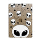 Grey Aliens Constellation Apple iPad Gold Case