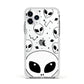 Grey Aliens Constellation Apple iPhone 11 Pro in Silver with White Impact Case