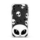 Grey Aliens Constellation Apple iPhone Xs Max Impact Case White Edge on Black Phone
