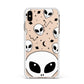 Grey Aliens Constellation Apple iPhone Xs Max Impact Case White Edge on Gold Phone