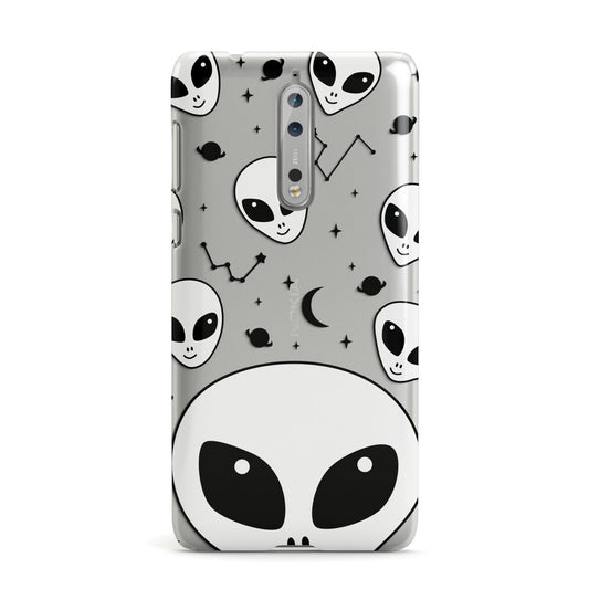 Grey Aliens Constellation Nokia Case