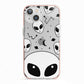Grey Aliens Constellation iPhone 13 TPU Impact Case with Pink Edges