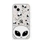 Grey Aliens Constellation iPhone 14 Plus Clear Tough Case Starlight