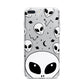 Grey Aliens Constellation iPhone 7 Plus Bumper Case on Silver iPhone