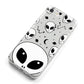 Grey Aliens Constellation iPhone 8 Bumper Case on Silver iPhone Alternative Image